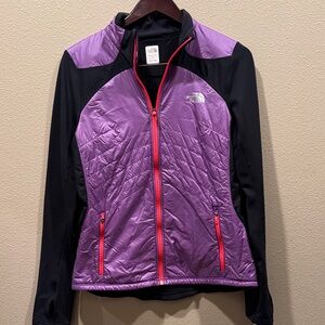 The North Face Women's Purple and Black Ski Jacket